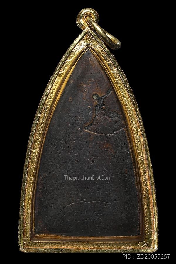 หลวงปู่ทวดปั้มซ้ำ2ชาย(นิยม) ปี 2505 สภาพสวยผิวเดิม+เลี่ยมทอง